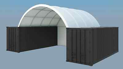 #ad 20X20 SHIPPING CONTAINER SHELTER COVER ROOF BOX KIT OVERSEA CONEX CANOPY $2195.00