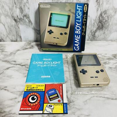 #ad Nintendo Game Boy Light Gold MGB 101 CIB Unused Retro Game Gameboy JP from Japan $1350.18