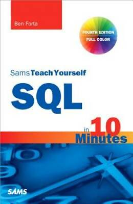 #ad SQL in 10 Minutes Sams Teach Yourself 4th Edition Paperback GOOD $3.67