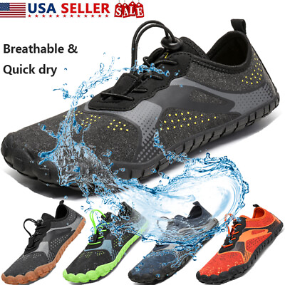 #ad NORTIV8 Men‘s Water Shoes Quick Dry Barefoot Swim Diving Surf Aqua Sport Beach $29.99
