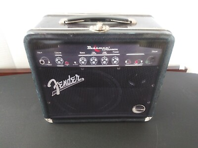 #ad Fender Bassman Amp Metal Lunch Box vintage 2000 $11.99