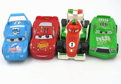 #ad Disney Pixar CARS Diecast amp; Plastic Toy Car Lot of 4 5.5quot; $17.49