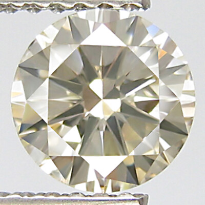 #ad DIAMOND 0.27ct DAZZLING 100% NATURAL BEST GOLDEN YELLOW TINT ROUND DIAMOND CUT $175.00