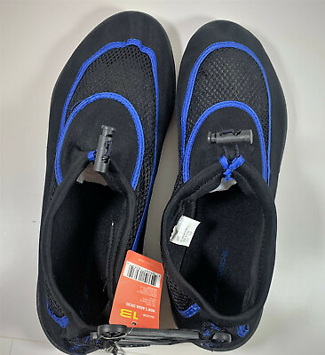 #ad Oxide Men#x27;s Aqua Socks Black Blue Size 13 $12.99