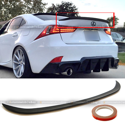 #ad For 14 16 IS250 IS350 JDM Style Poly Urethane Rear Trunk Wing Spoiler Add On $39.99