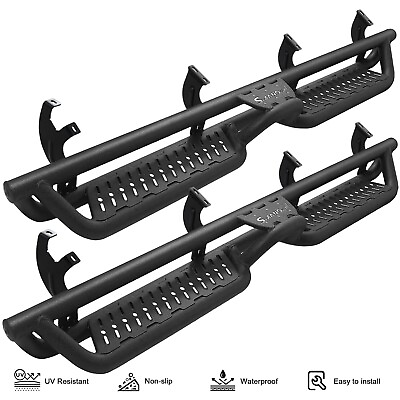 #ad FIT 2007 2021 Toyota Tundra CrewMax Cab Running Boards Drop Side Steps Nerf Bar $225.99