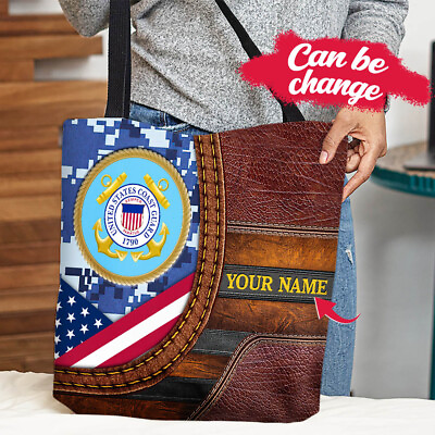 #ad US Army Tote Bag US Coast Guard Army Handbag Love Veteran Shoulder BagVeteran $23.99