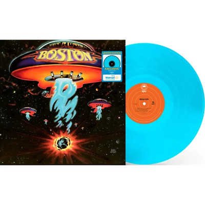 #ad Boston : Self Titled Limited Edition Flame Blue Vinyl LP NEW SEALED $32.25