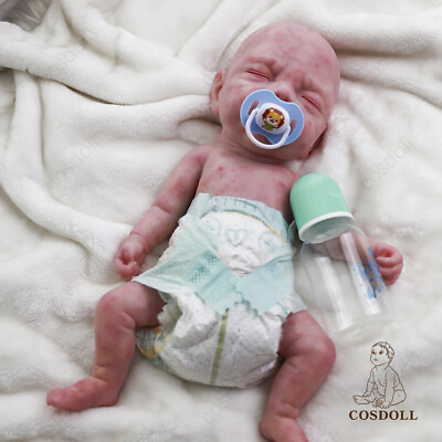 #ad COSODLL 15.7quot; Full Silicone Reborn Baby Doll Premature Infant Newborn Baby Doll $239.99