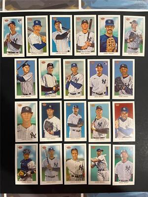 #ad 2023 Topps 206 New York Yankees Team Set Low amp; High 21 Cards Anthony Volpe RC $50.00