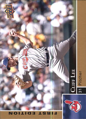#ad 2009 INDIANS Upper Deck First Edition #89 Cliff Lee $1.69