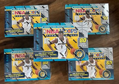 #ad 5 2019 20 Panini NBA Hoops Premium Stock Basketball Mega Box Sealed Ja Zion NEW $275.00