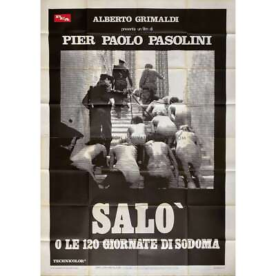 #ad SALO OR THE 120 DAYS OF SODOM Italian Movie Poster 55x70 in. 1975 Pier Pa $341.99
