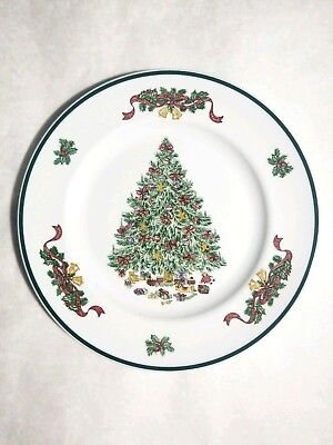 #ad 1 JOHNSON BROS England Victorian Christmas 10 3 4” Dinner Plate $17.99