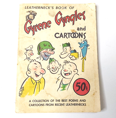 #ad Leatherneck#x27;s Book of Gyrene Gyngles and Cartoons 1951 Paperback Comics Vintage $18.45