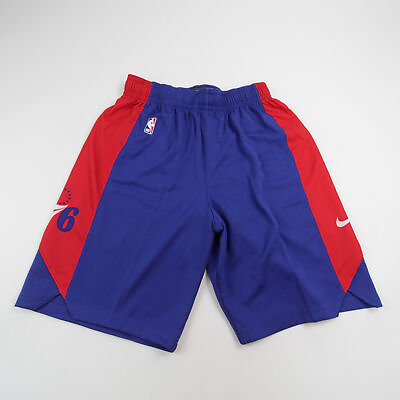 #ad #ad Philadelphia 76ers Nike NBA Authentics Practice Shorts Men#x27;s Blue Red New $35.74