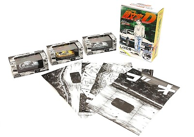 #ad Kyosho 1:64 Initial D Comic Special Edition Manga Art 3 Cars Set $99.99