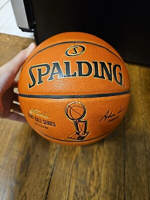 #ad #ad The Finals Game Ball Series Replica Full Size Spalding Basketball NBA Adam AS IS $69.99