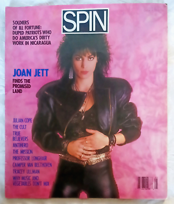 #ad Spin magazine May 1987 Joan Jett Tracey Ullman The Cult Very Good Cond TF11 $25.00