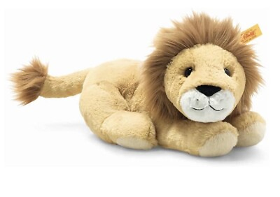 #ad Steiff Cuddly Friends Liam Lion Golden 11 Inch Plush Figure $32.99