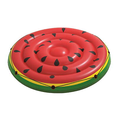 #ad 6#x27;2quot; Red Watermelon Island Inflatable Pool Float for Kids amp; Adults $28.40