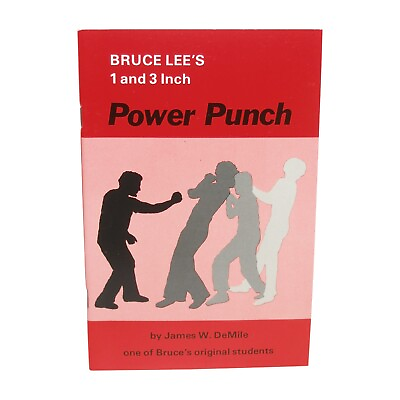 #ad Bruce Lee 1 amp; 3 Inch Secret Power Punch Book Jeet Kune Do RARE James DeMile New $14.95
