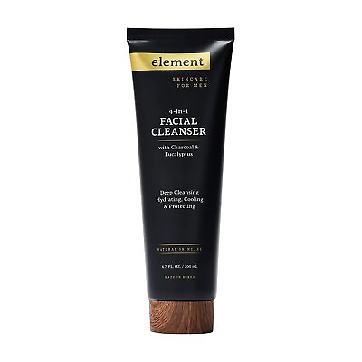 #ad Element. Men#x27;s 4 in 1 Facial Cleanser W Charcoal Deep Cleansing Repair Skin $15.25