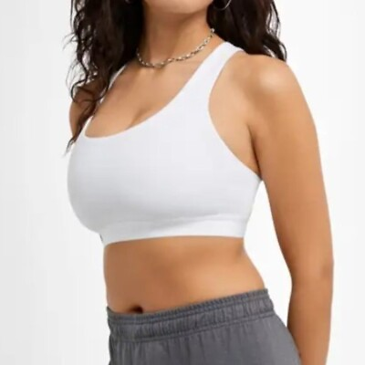 #ad Champion NEW Double Dry Absolute Workout Sports Bra in White Size XS $17.50