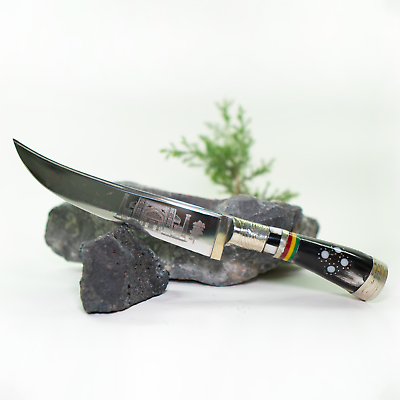 #ad Free shipping. Hunting Bushcraft knife. BULL HORN handle. Pchak Pchok. $195.00