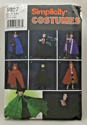 #ad 2002 Simplicity Sewing Pattern 5927 Childrens Costumes 8 Styles Sz 3 8 Vntg 3919 $18.00
