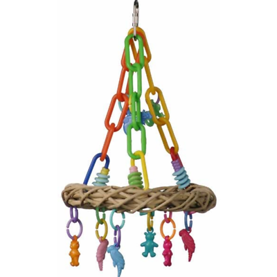 #ad super bird creations pk2005 jungle ring Bird Toy Bird Swing Parrot Toy Supply $13.99
