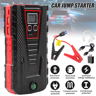 #ad 99800mAh Car Jump Starter Booster Jumper Box Power Bank Battery Charger Portable $34.16