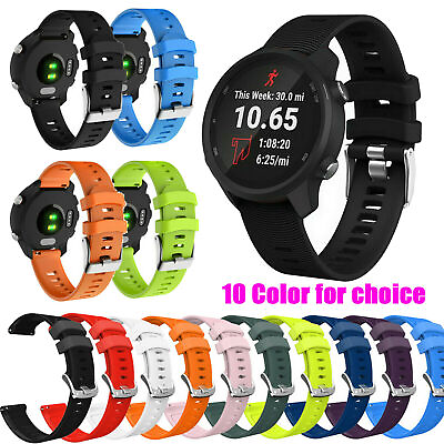 #ad Silicone Watch Band Strap For Garmin Forerunner 245M 245 645 645 MUSIC $7.64