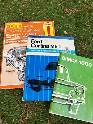 #ad Car Books Classic Ford cortina and scima Books GBP 9.99