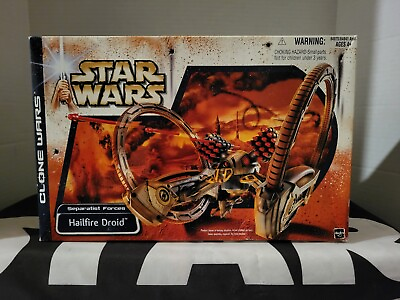 #ad Hailfire Droid Separatist Forces 2003 STAR WARS The Clone Wars MIB NEW $58.98