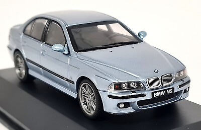 #ad Solido 1 43 BMW M5 E39 2003 5.0 V8 32V Water Silver Diecast Scale Model Car GBP 36.99