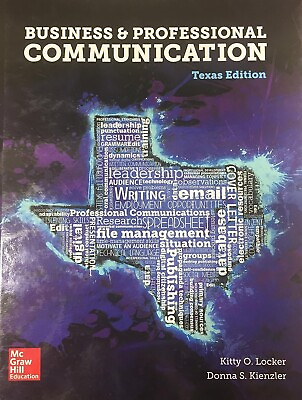 #ad Business amp; Professional Communication Texas Edition 2017 $22.00
