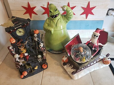 #ad Disney#x27;s Nightmare Before Christmas Imported Ceramic Set Exclusive $1100.00