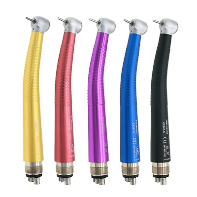 #ad COXO YUSENDENT Dental Colorful Push Button High Speed Handpiece B2 M4 2 4 Holes $212.49