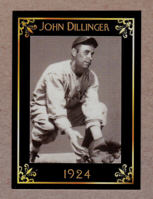#ad #ad John Dillinger Martinsville Athletics amp; bank robber Heritage serial # 50 NM $7.95