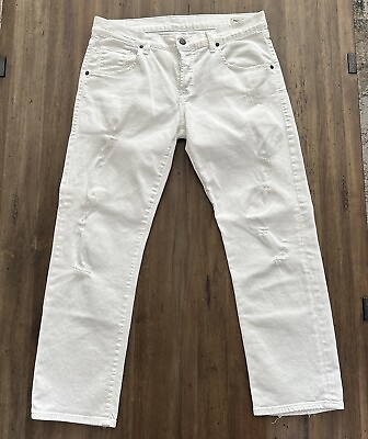 #ad Citizens of Humanity by Jerome Dahan Womens Jeans White Denim Pants Size 29X26 $24.00