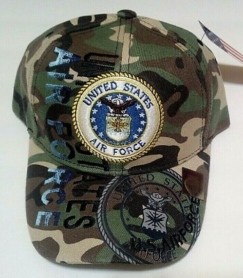 #ad United States Air Force Hat Air Force Emblem Embroidered Hat $14.99