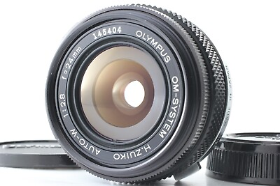 #ad Almost MINT Olympus OM System H. Zuiko Auto W 24mm 2.8 MF Lens from JAPAN $128.98