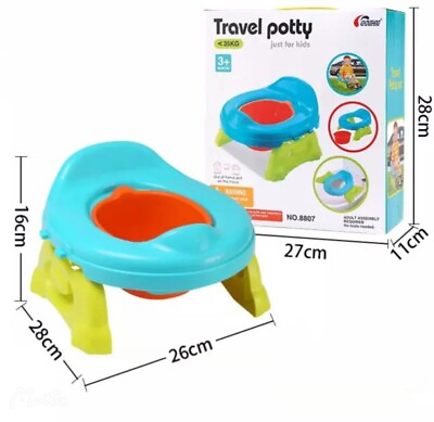 #ad Children Toddlers Kids Travel Potty Training Seat Toilet Chair Stool $18.80