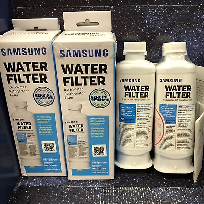 #ad 2 X Samsung DA97 17376B Refrigerator Water Filter 1 Sealed amp; 1 Unsealed $23.88