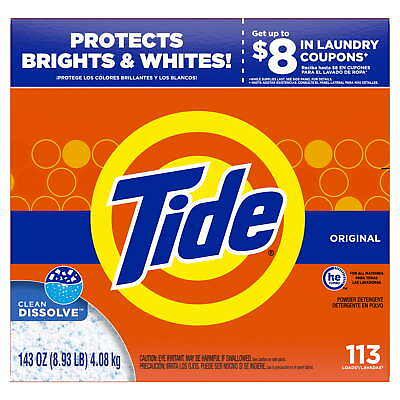 #ad Powder Laundry Detergent Original Scent 113 Loads 143 oz $19.83