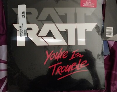 #ad Ratt LP Your In Trouble Super Rare Edition Record Sealed $157.00
