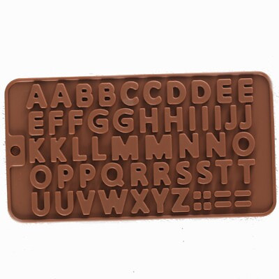 #ad Alphabet Chocolate Mold Fondant Mold Silicone Mold Cake Decoration Baking Tools $4.13