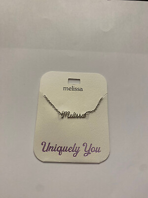#ad NWT Makayla Personalized Name Silver Pendant 16 20quot; Necklace Uniquely You $5.99