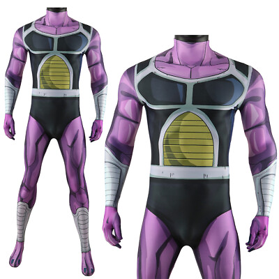 #ad King Cold Jumpsuit Cartoon Cosplay Bodysuit Costume Superhero Bodysuit Halloween $24.99